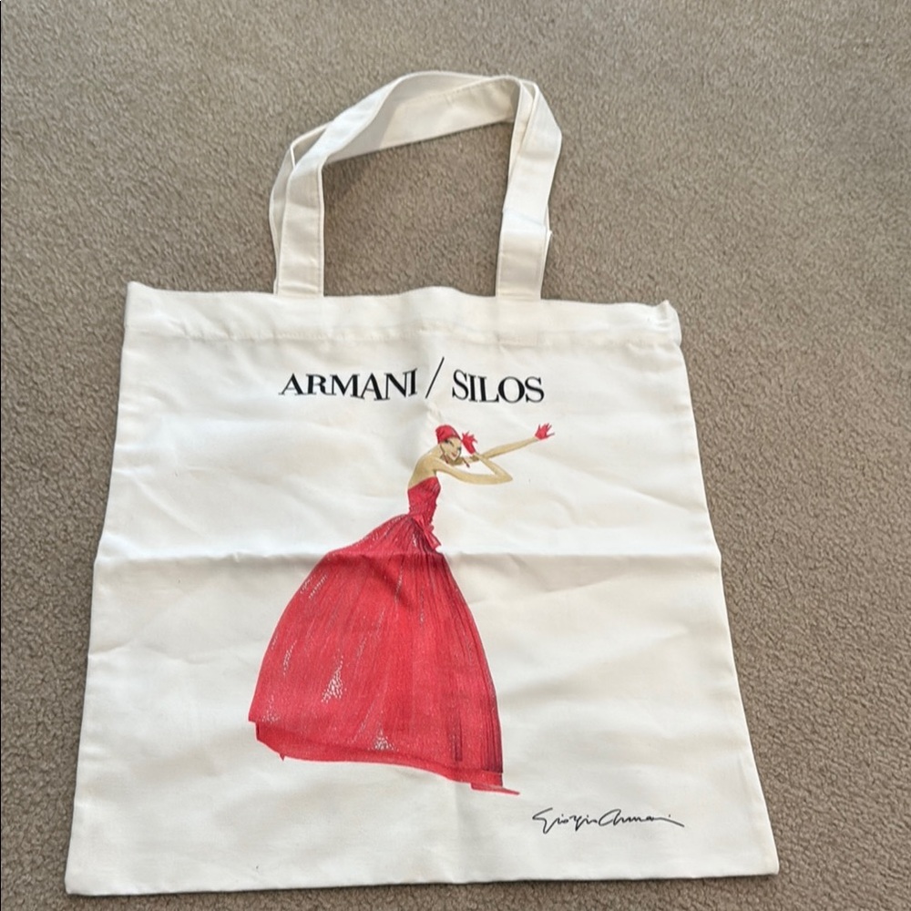 Cream Armani/Silos Tote Bag